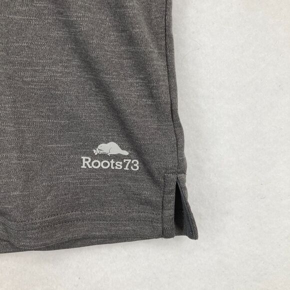 Roots 73 Rapid Lake SS Polo Shirt Mens 2XL Charcoal Gray Forescout Logo NWT - Picture 3 of 13